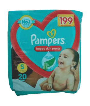 Pampers Diapers Pant, Pants, Size-S (4-8 kg) | 20 Pants